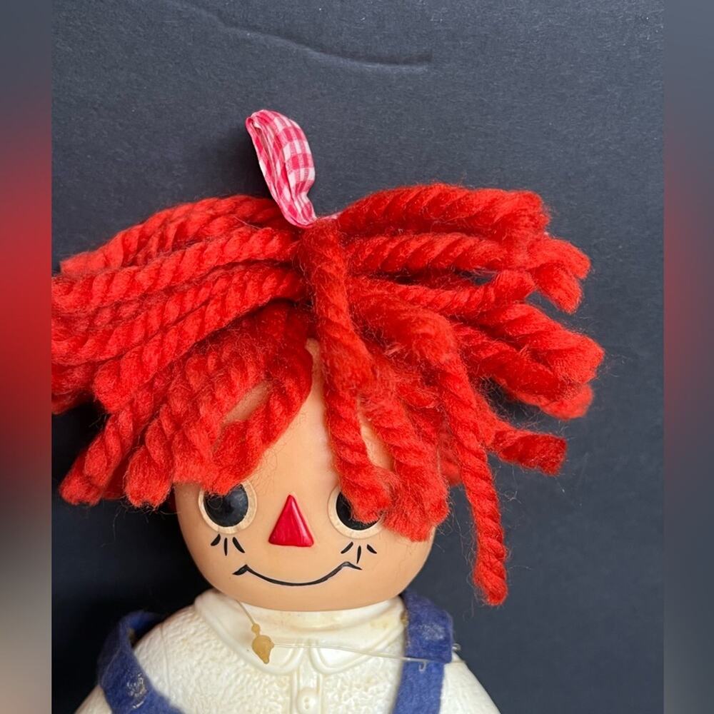 Vintage 1974 Raggedy Ann And Andy Dolls By Royalty Industries Inc. Florida 9” - Picture 4 of 8